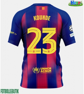 Barcelona Jules Kounde #23 Hemmatröja 2025-26 Kortärmad